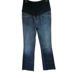 Citizens of Humanity Dark Blue Denim Maternity Boot Cut Jeans SZ 29